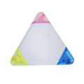 Blank 3 Color Triangle Highlighter, 3/8" W x 3 9/16" L